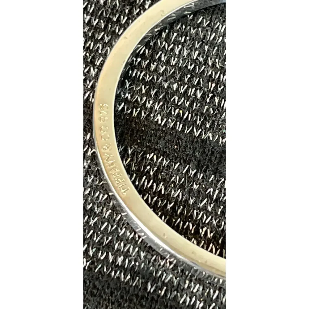 Vintage Tiffany & Co Bangle Bracelet Sterling 925 Sz 7.5 - Picture 12 of 12